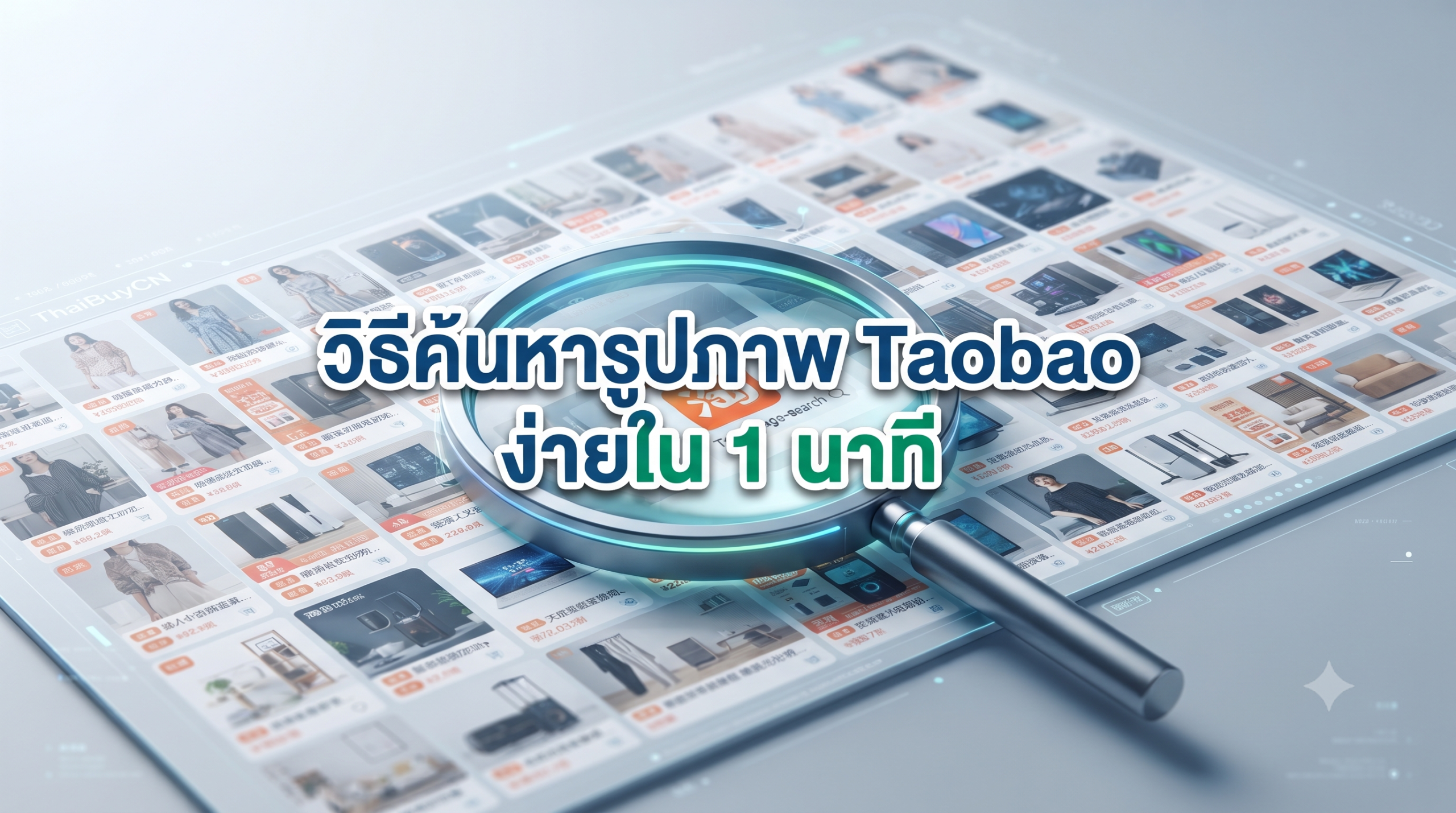 วิธีค้นหารูปภาพ Taobao หาสินค้าโรงงานจีน