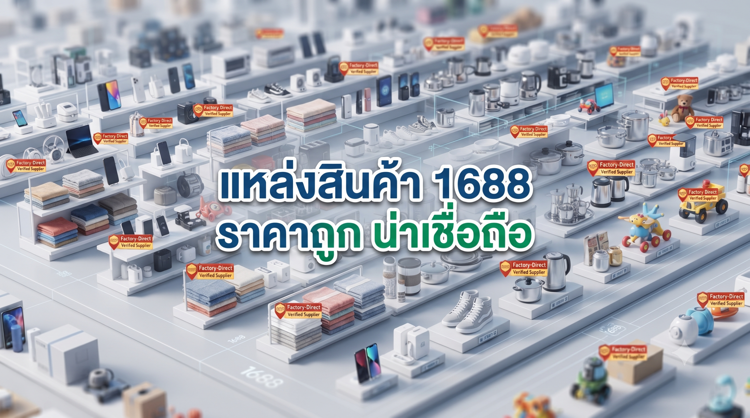 แหล่งสินค้า 1688 โรงงานจีนราคาถูก น่าเชื่อถือ